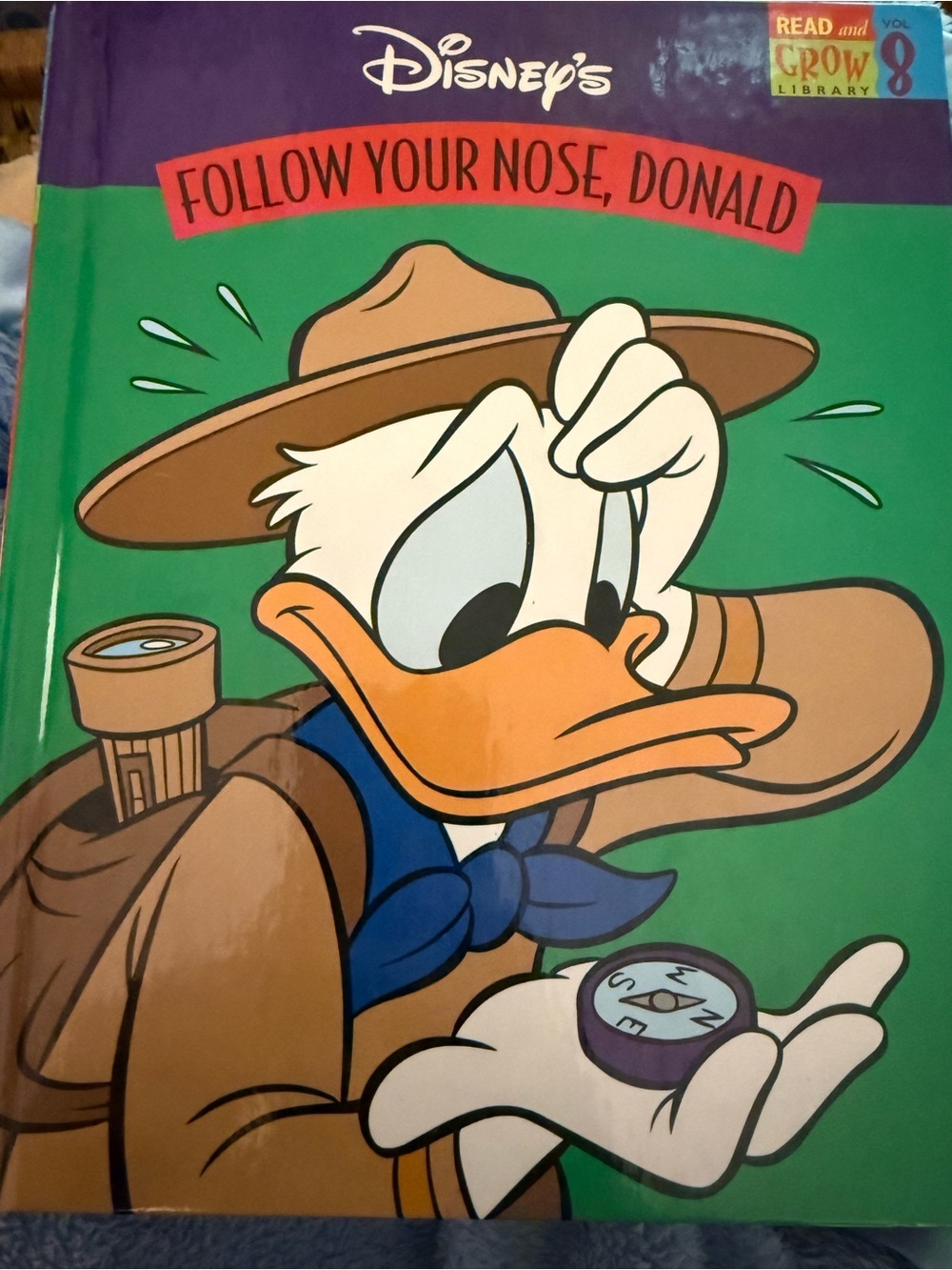 Disney Follow Your Nose Donald - Hardcover Children’s Book